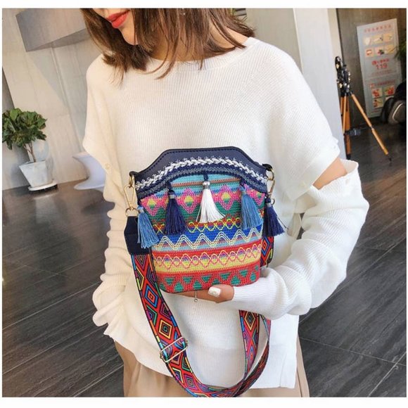 Handbags - Ethnic bag handbag belt bag bucket bag crossbody bag